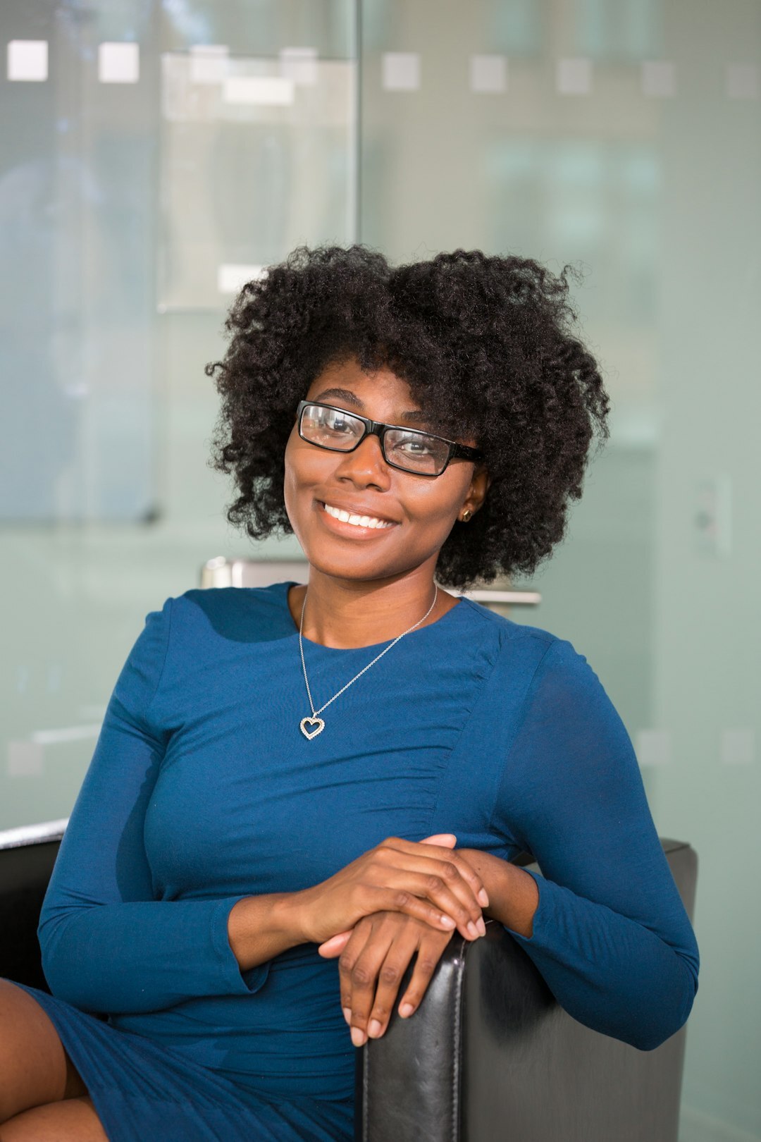 Portrait of a smiling businesswoman