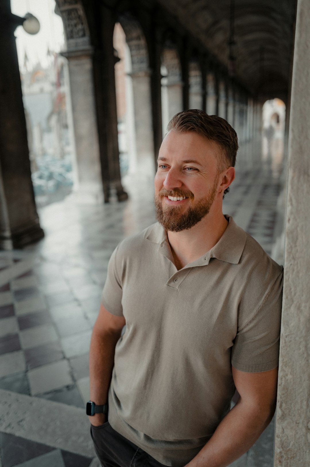 Portrait of a young European male entrepreneur